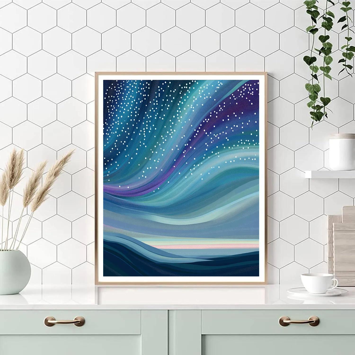 Georges Seurat Inspired Aurora Symphony painting number kit