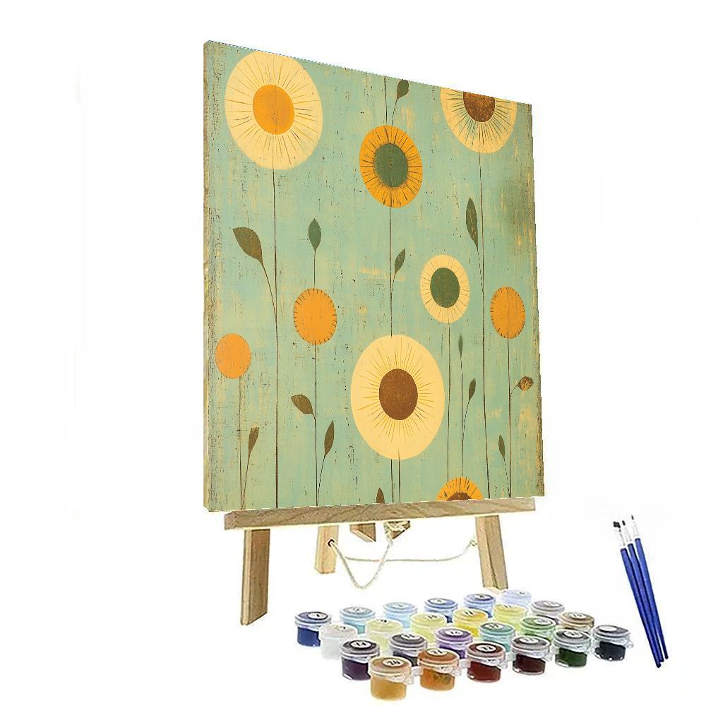 Paul Klee Inspired Clockwork Meadow Numbered painting kits