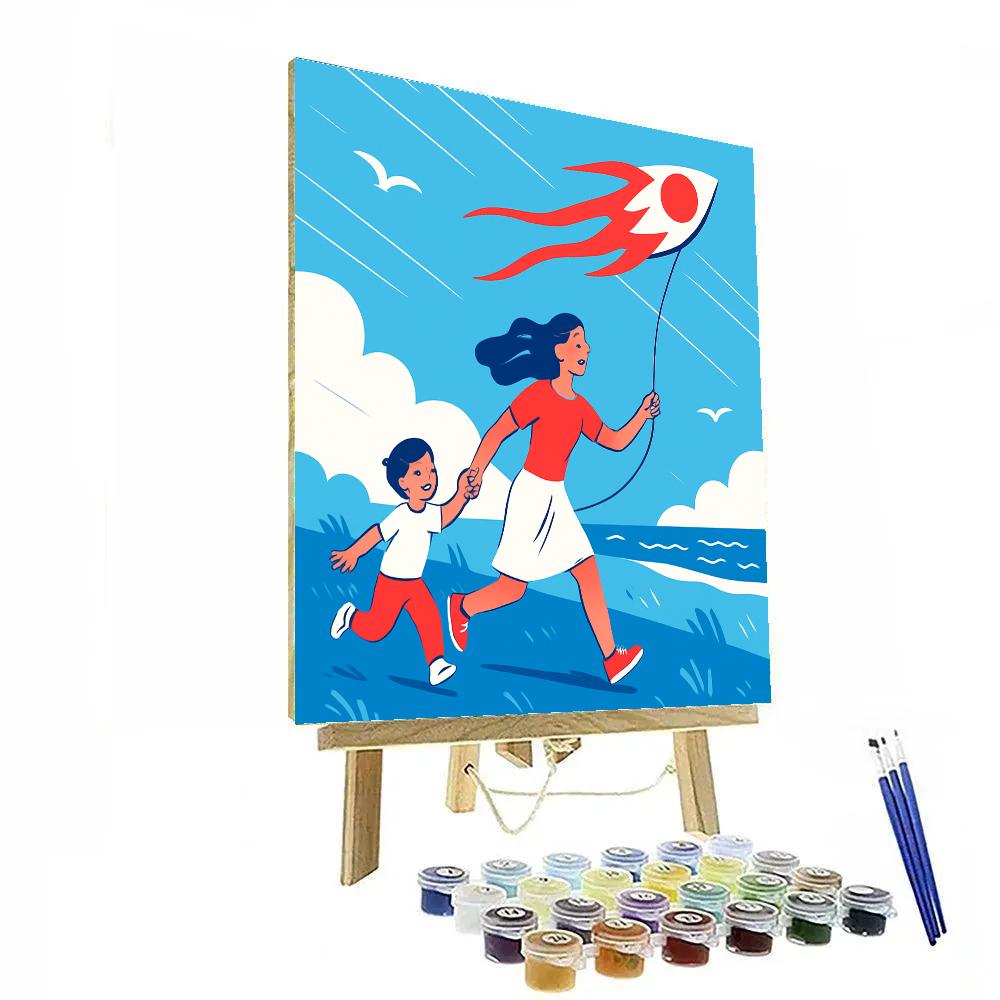 Meteor Kite Afternoon paint by number