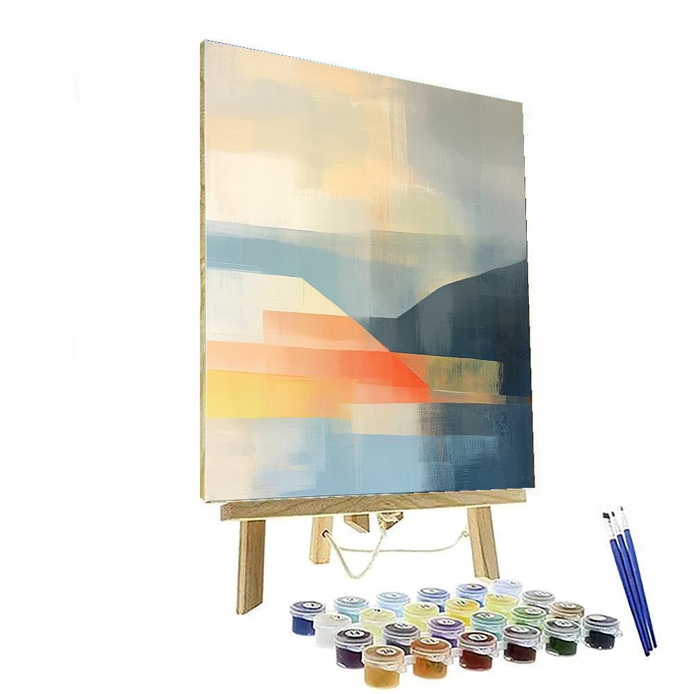 Paul Klee Inspired Mountain Of Thought Painting by numbers kit