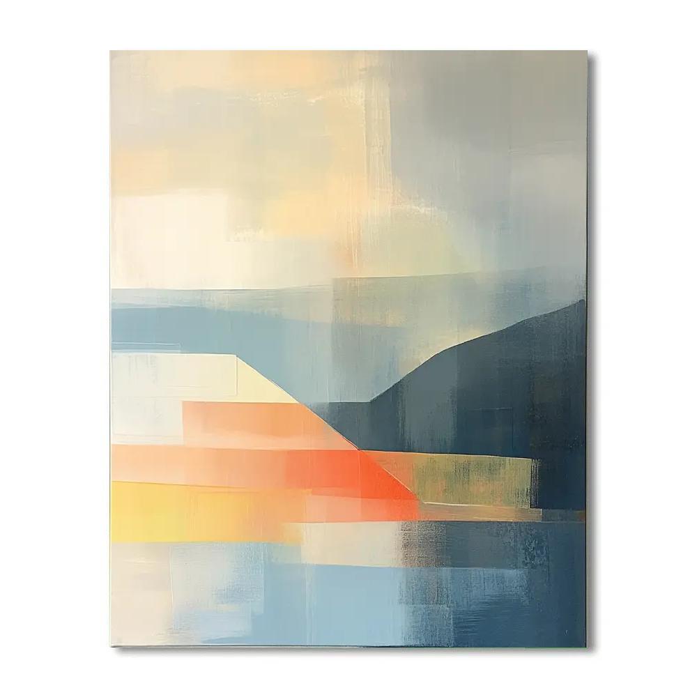 Paul Klee Inspired Mountain Of Thought Painting by numbers kit