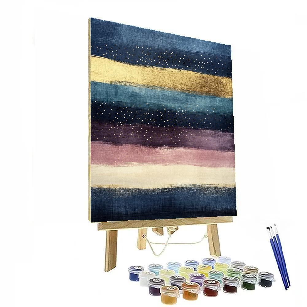 Paul Klee Inspired Evening Ledger Of Stars Painting by numbers kit