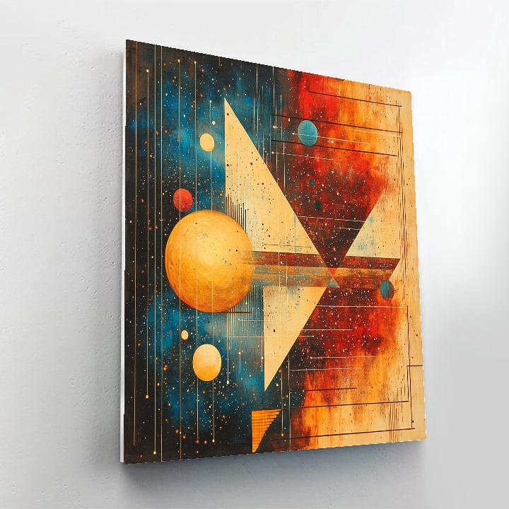 Paul Klee Inspired Cosmic Harmony DIY paint by numbers