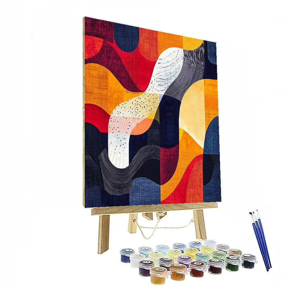 Paul Klee Inspired Abstract Melody paint by number