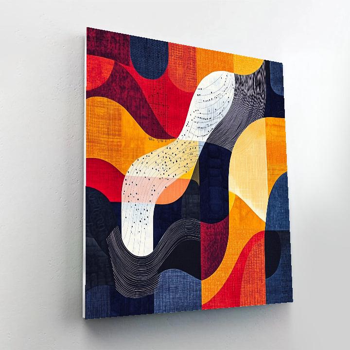 Paul Klee Inspired Abstract Melody paint by number