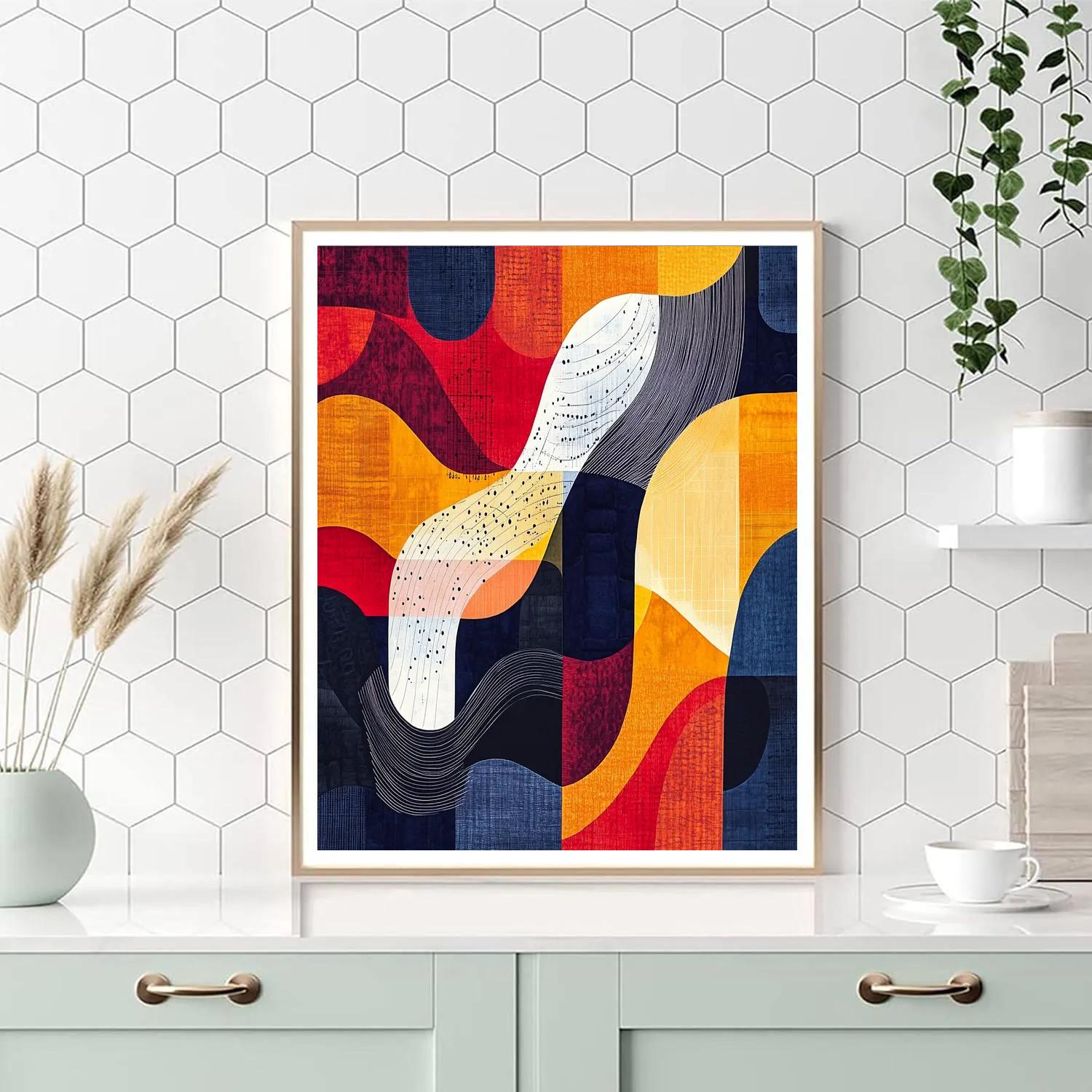 Paul Klee Inspired Abstract Melody paint by number