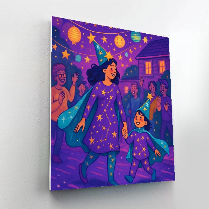 Celestial Costume Parade Painting by numbers kit