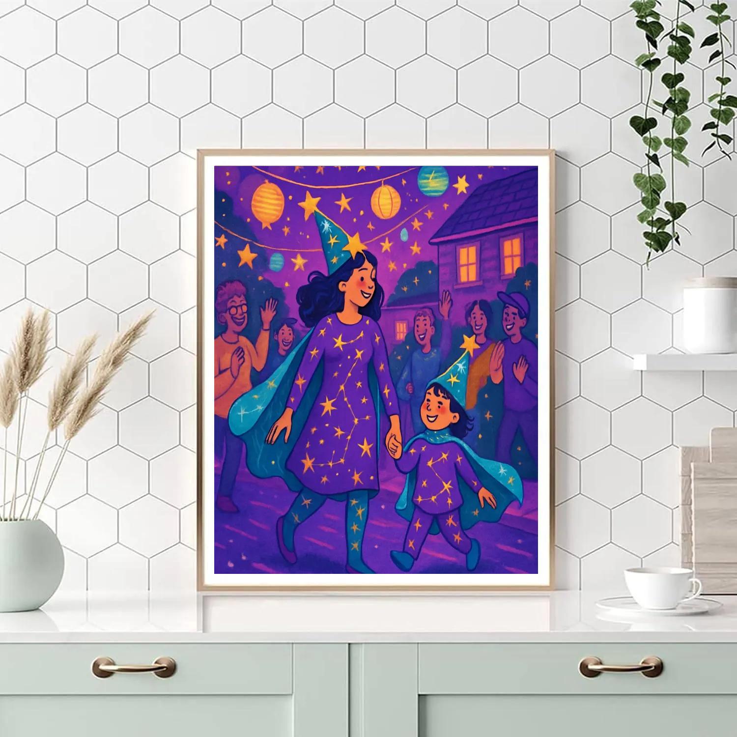 Celestial Costume Parade Painting by numbers kit