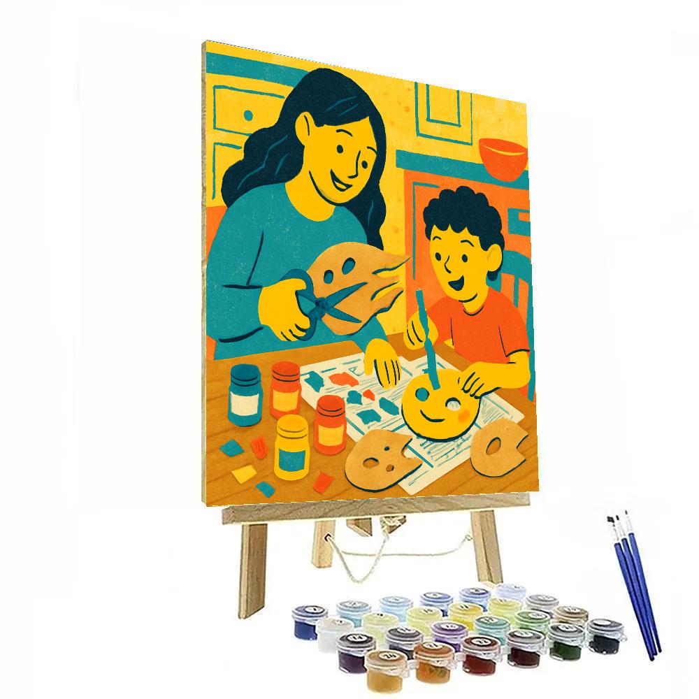 Meteor Mask Crafting Paint by numbers kits