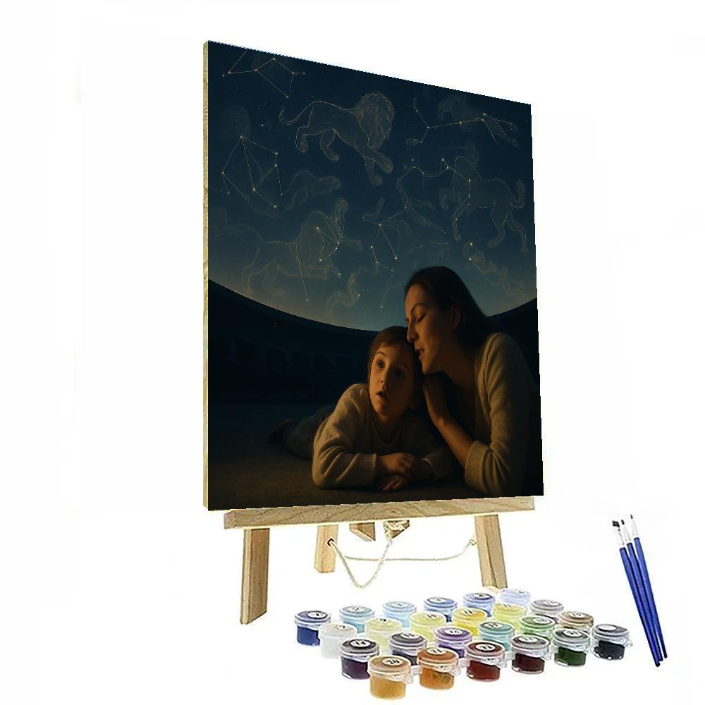 Planetarium Whispered Secrets Paint by numbers art