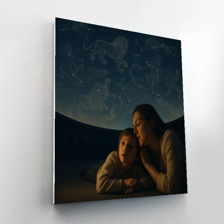 Planetarium Whispered Secrets Paint by numbers art