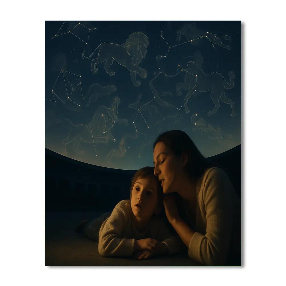 Planetarium Whispered Secrets Paint by numbers art