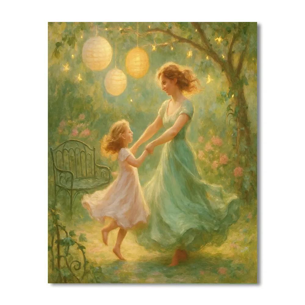 Starlight Garden Dance paint by number