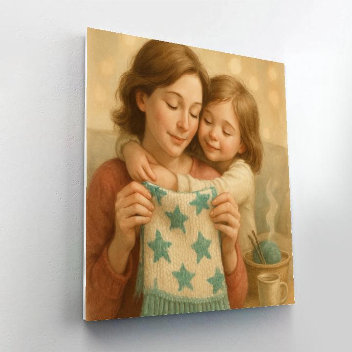 Stellar Sewing Gift Paint by numbers art