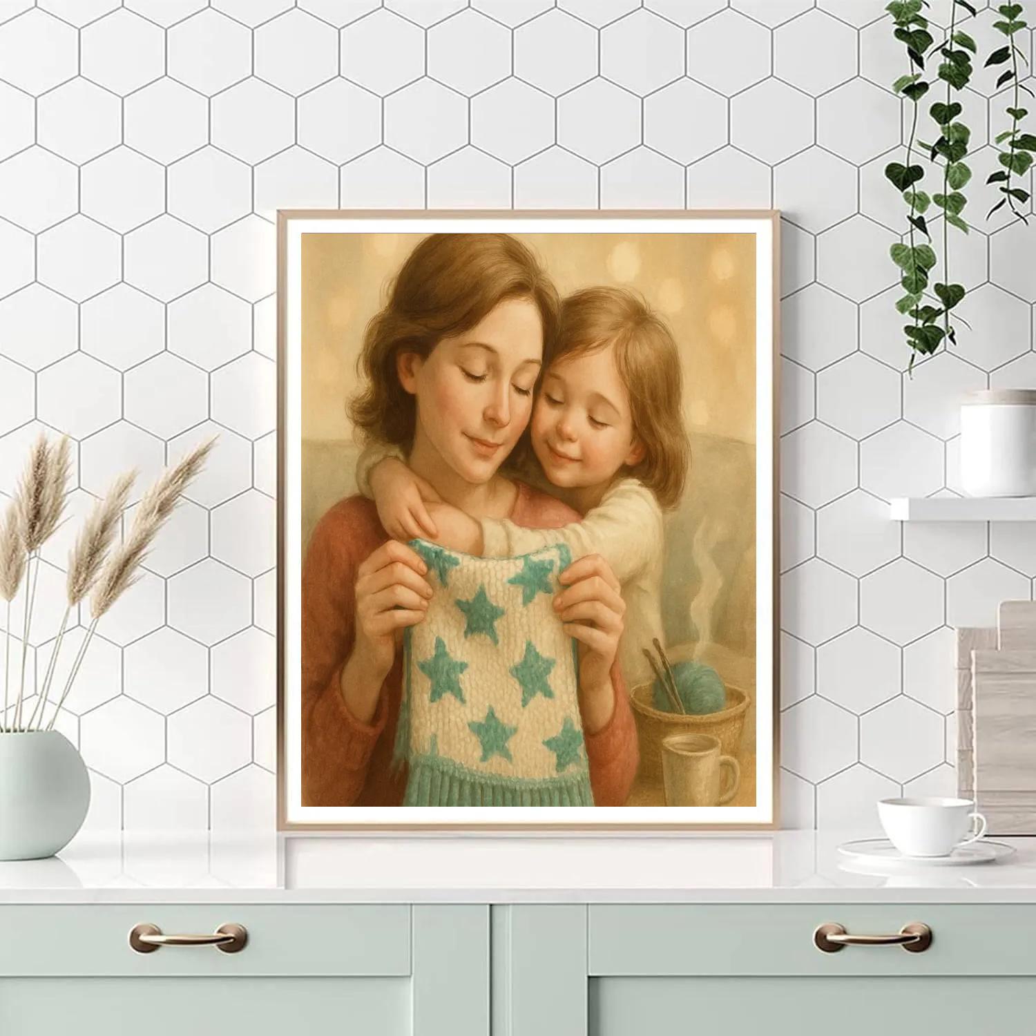 Stellar Sewing Gift Paint by numbers art