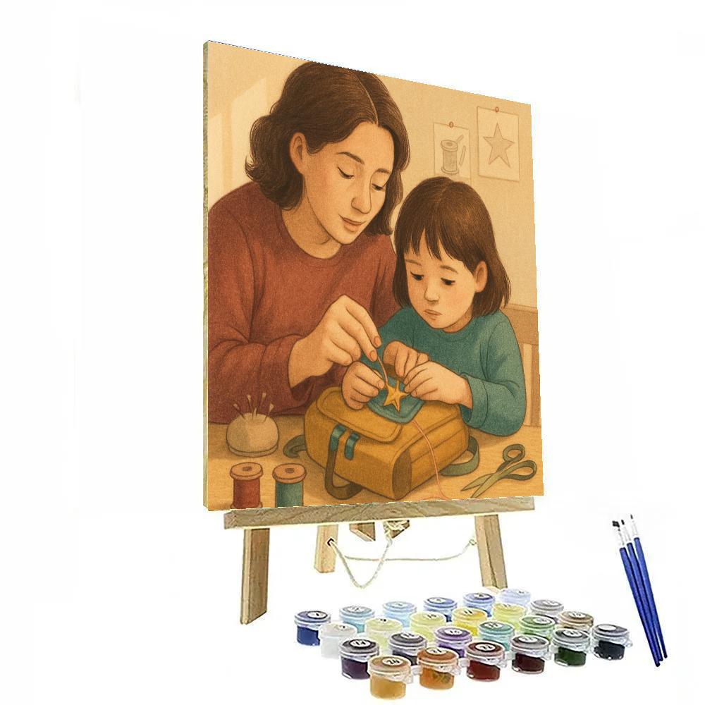 Interstellar Sewing Lesson Painting by numbers kit