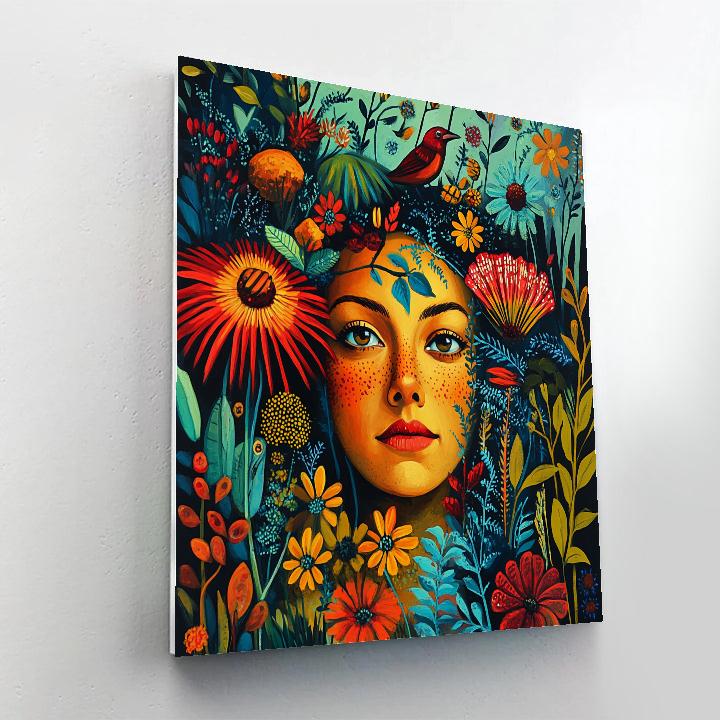 Frida Kahlo Inspired Garden Of Symbols Paint by numbers kits