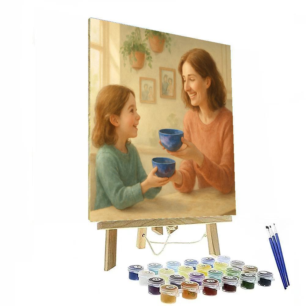 Nebula Pottery Gift Exchange Numbered painting kits