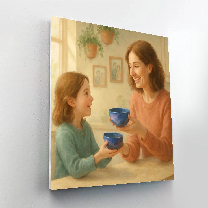Nebula Pottery Gift Exchange Numbered painting kits