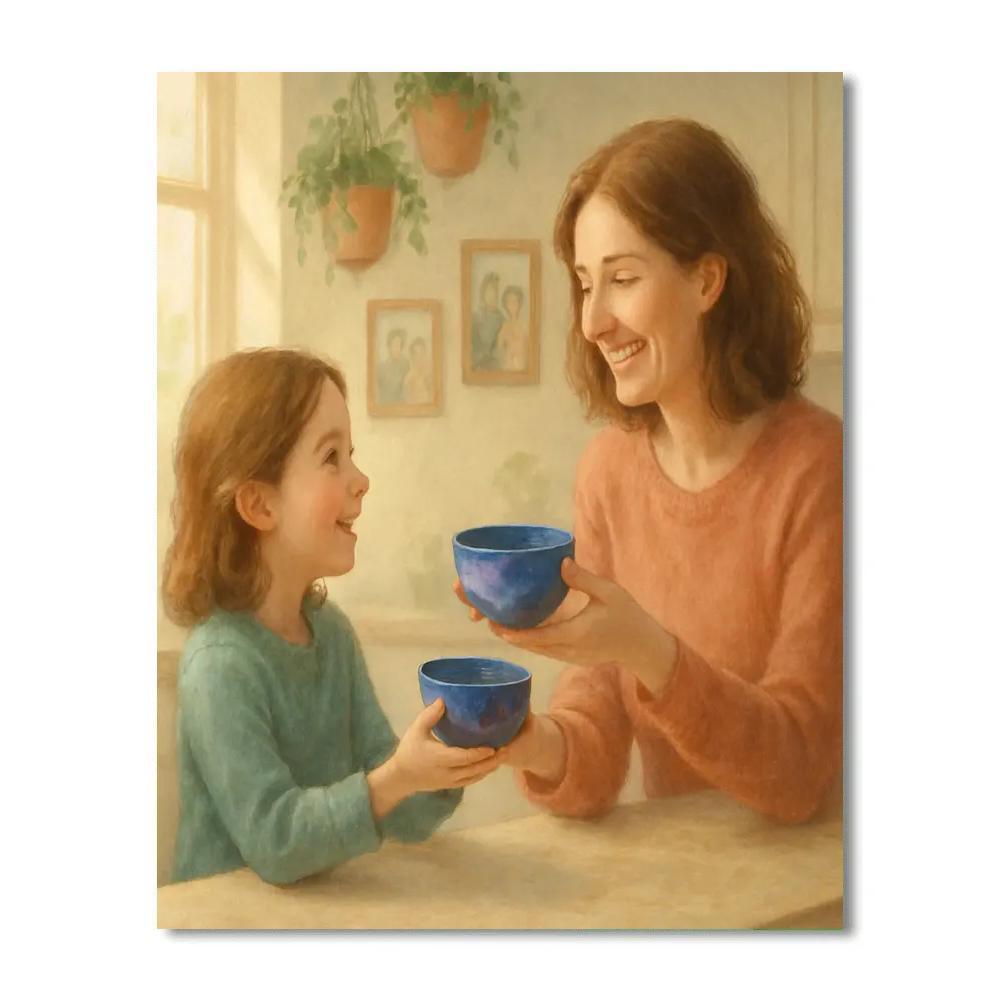 Nebula Pottery Gift Exchange Numbered painting kits