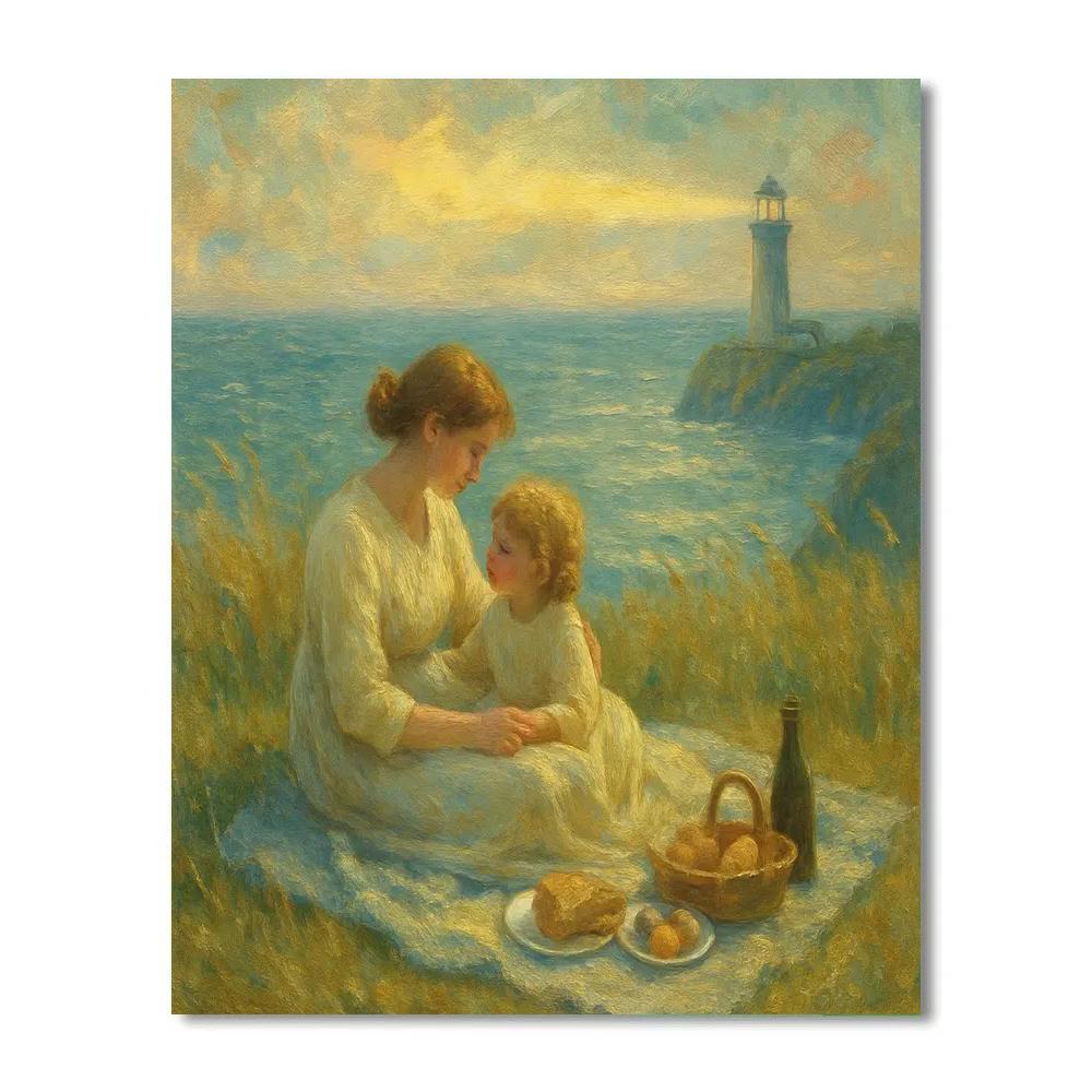 Lighthouse Picnic Promise Numbered painting kits