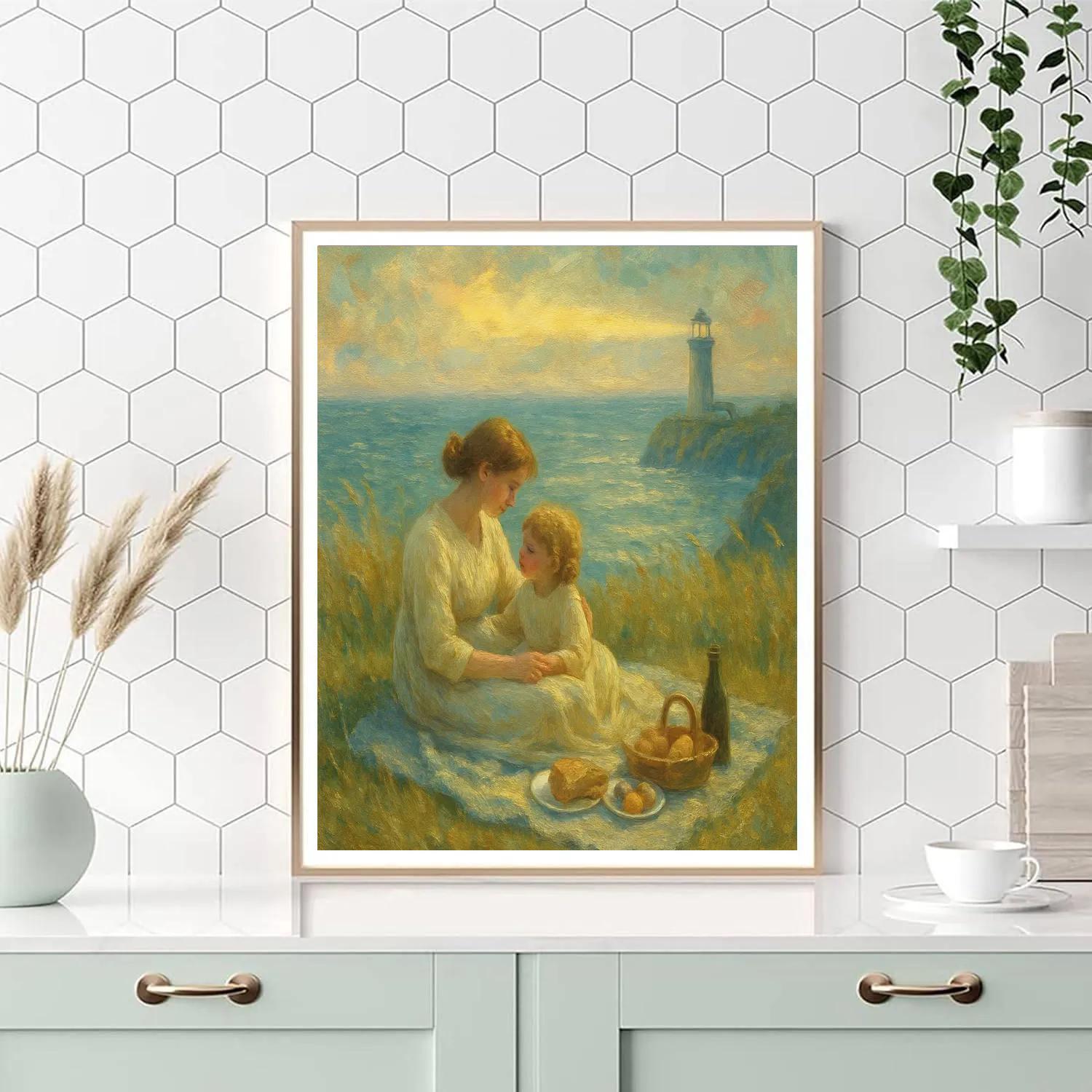 Lighthouse Picnic Promise Numbered painting kits