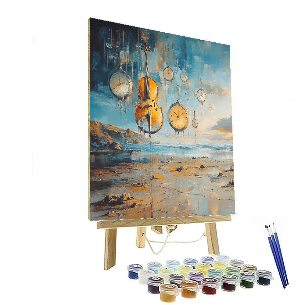 Salvador Dali Inspired Floating Orchestra Numbered painting kits