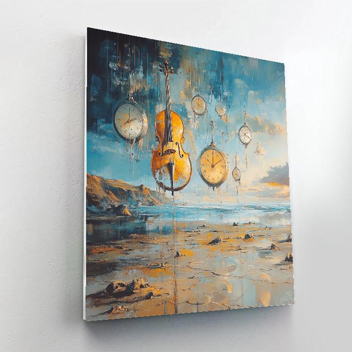 Salvador Dali Inspired Floating Orchestra Numbered painting kits