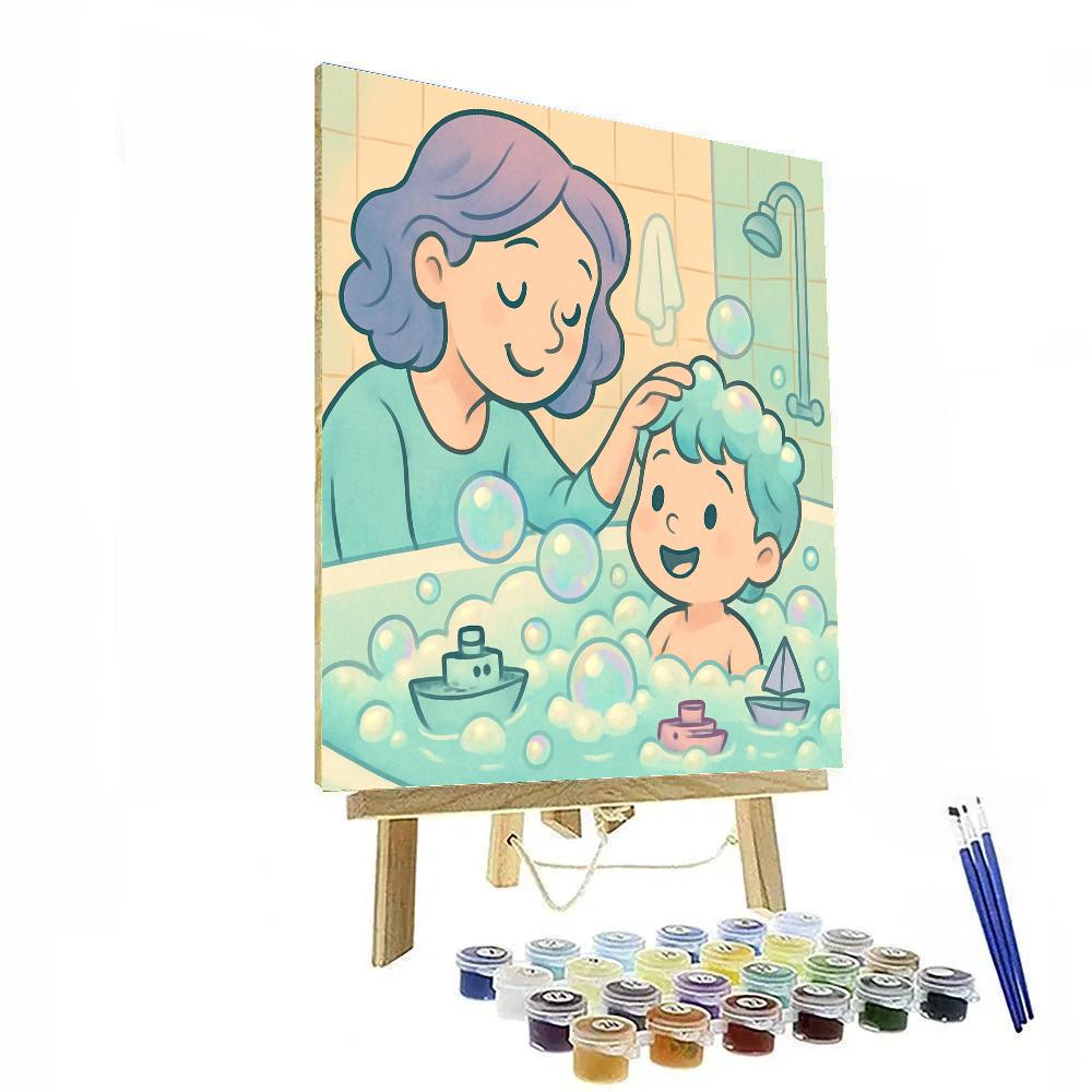 Bath Time Bubble Galaxy paint by color