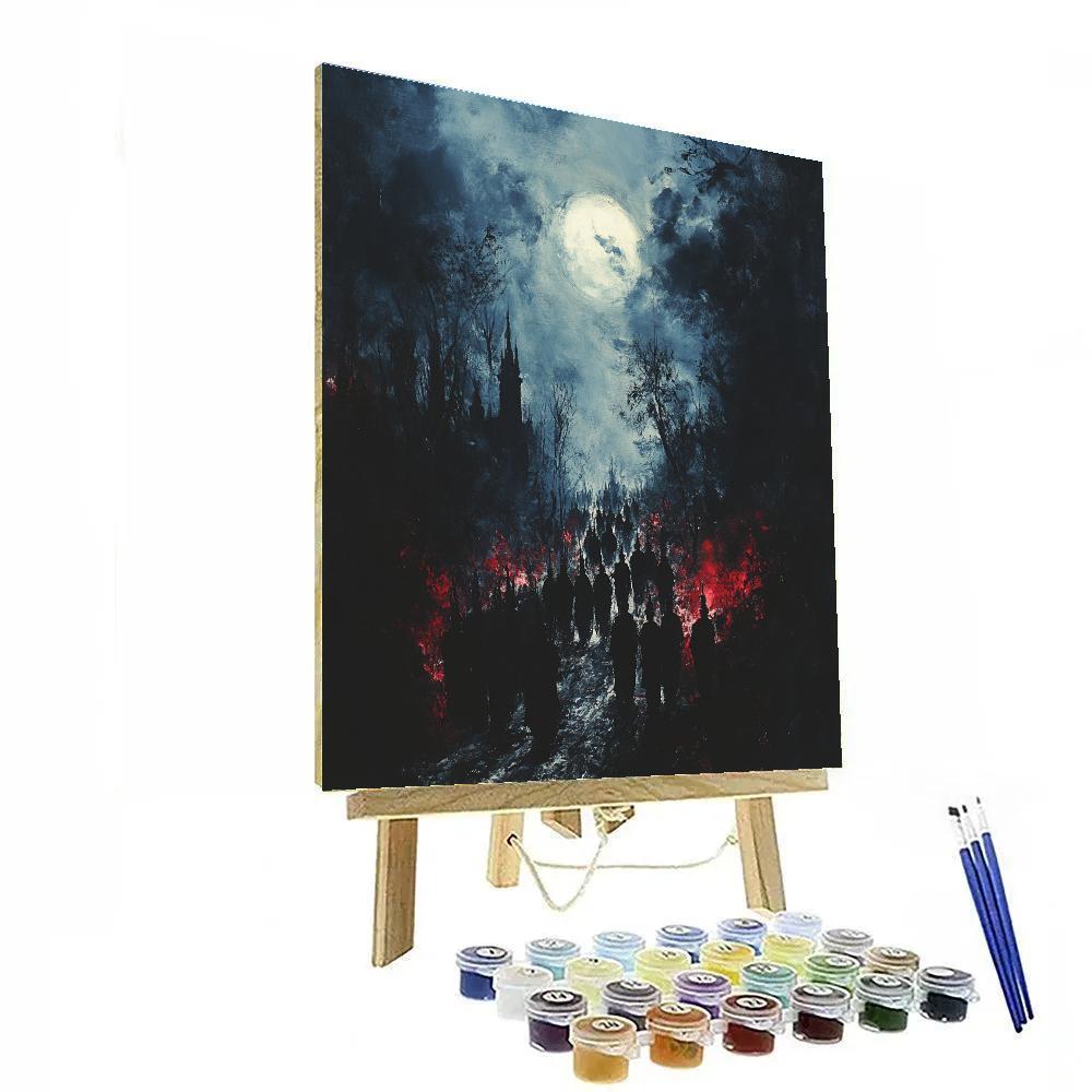 Goya Inspired Nocturnal Procession Paint by numbers kits