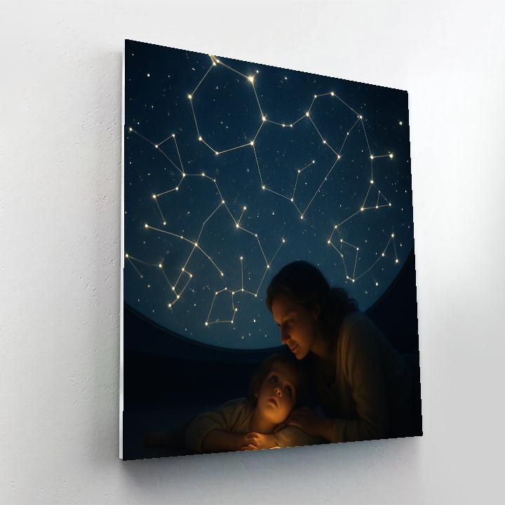 Museum Planetarium Whisper painting number kit