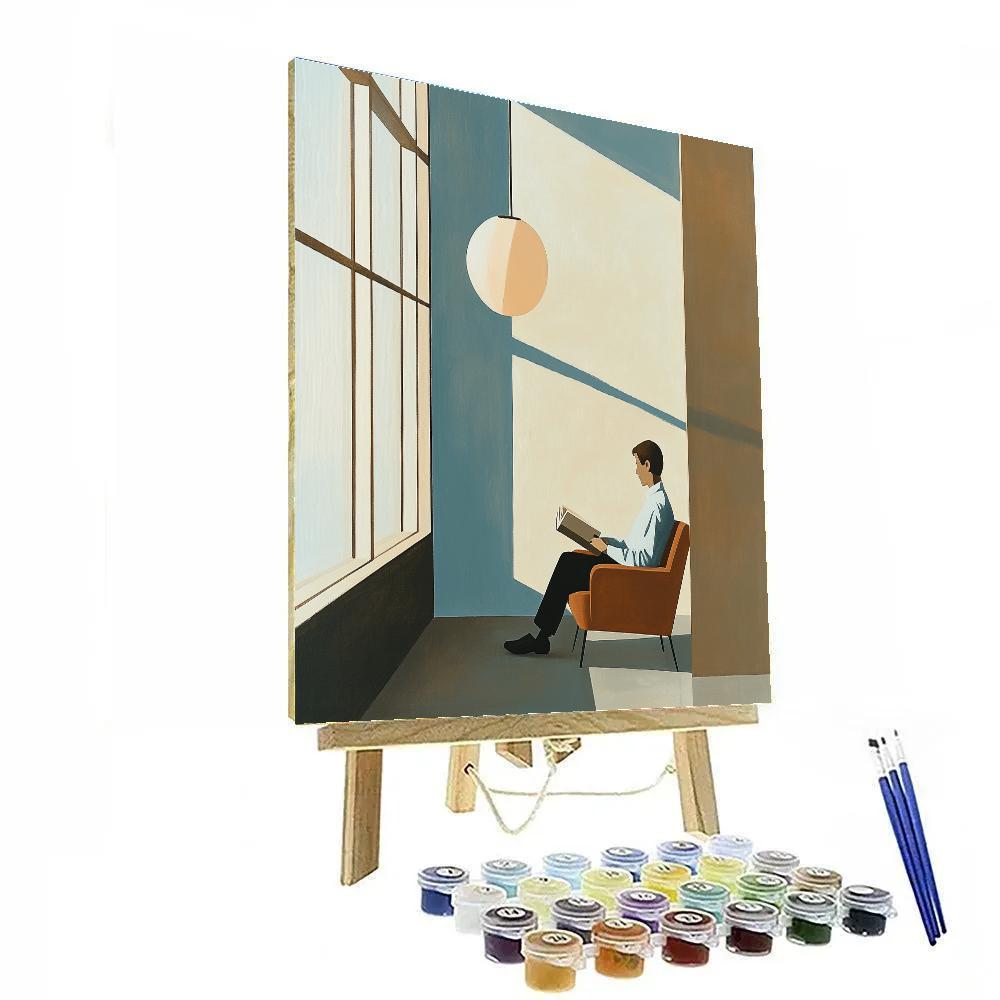 Edward Hopper Inspired Window Seat Afternoon Paint by numbers art