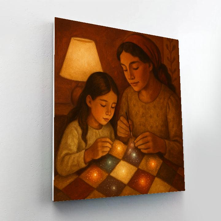 Starglow Sewing Circle paint by numbers