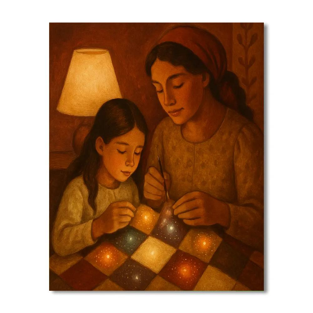 Starglow Sewing Circle paint by numbers