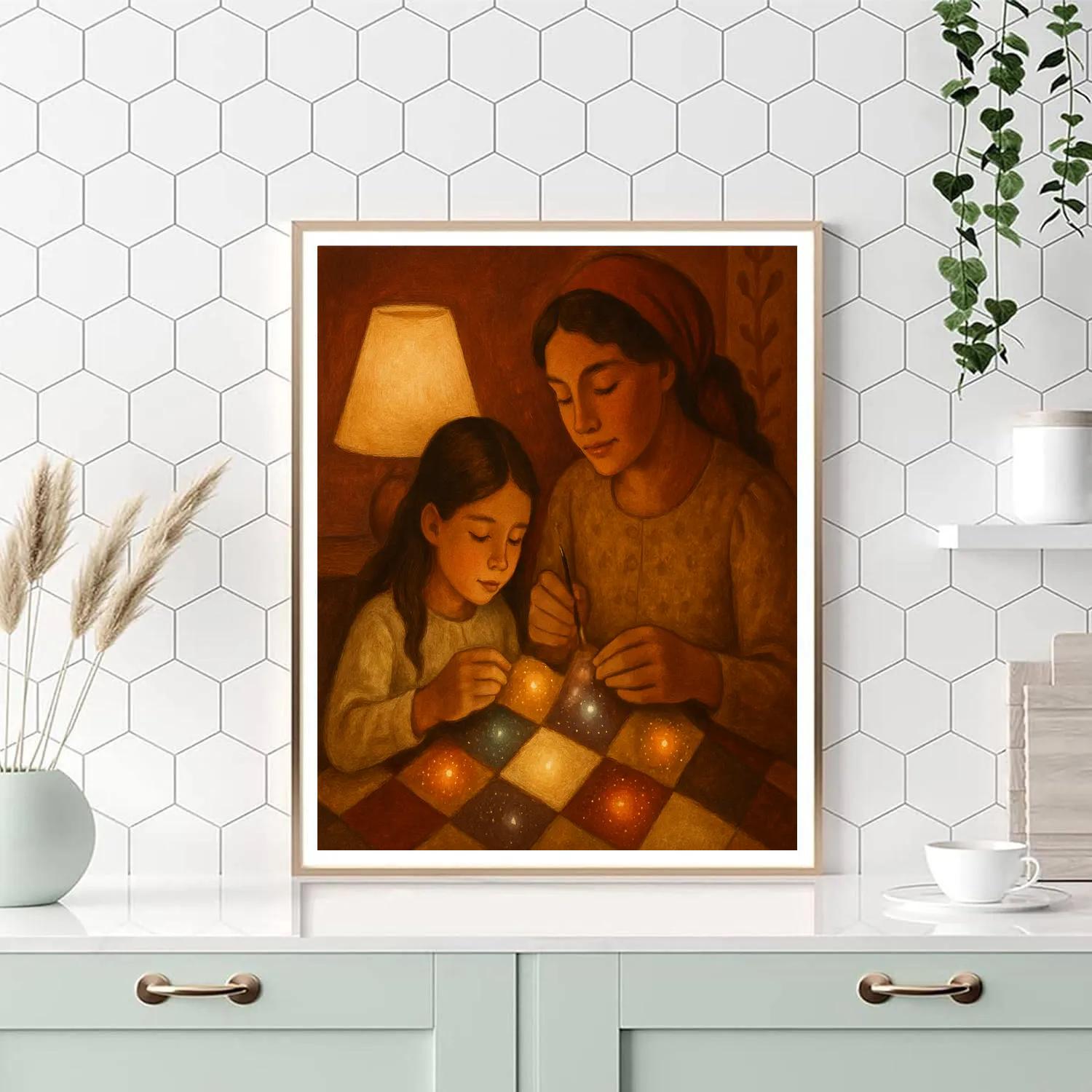 Starglow Sewing Circle paint by numbers