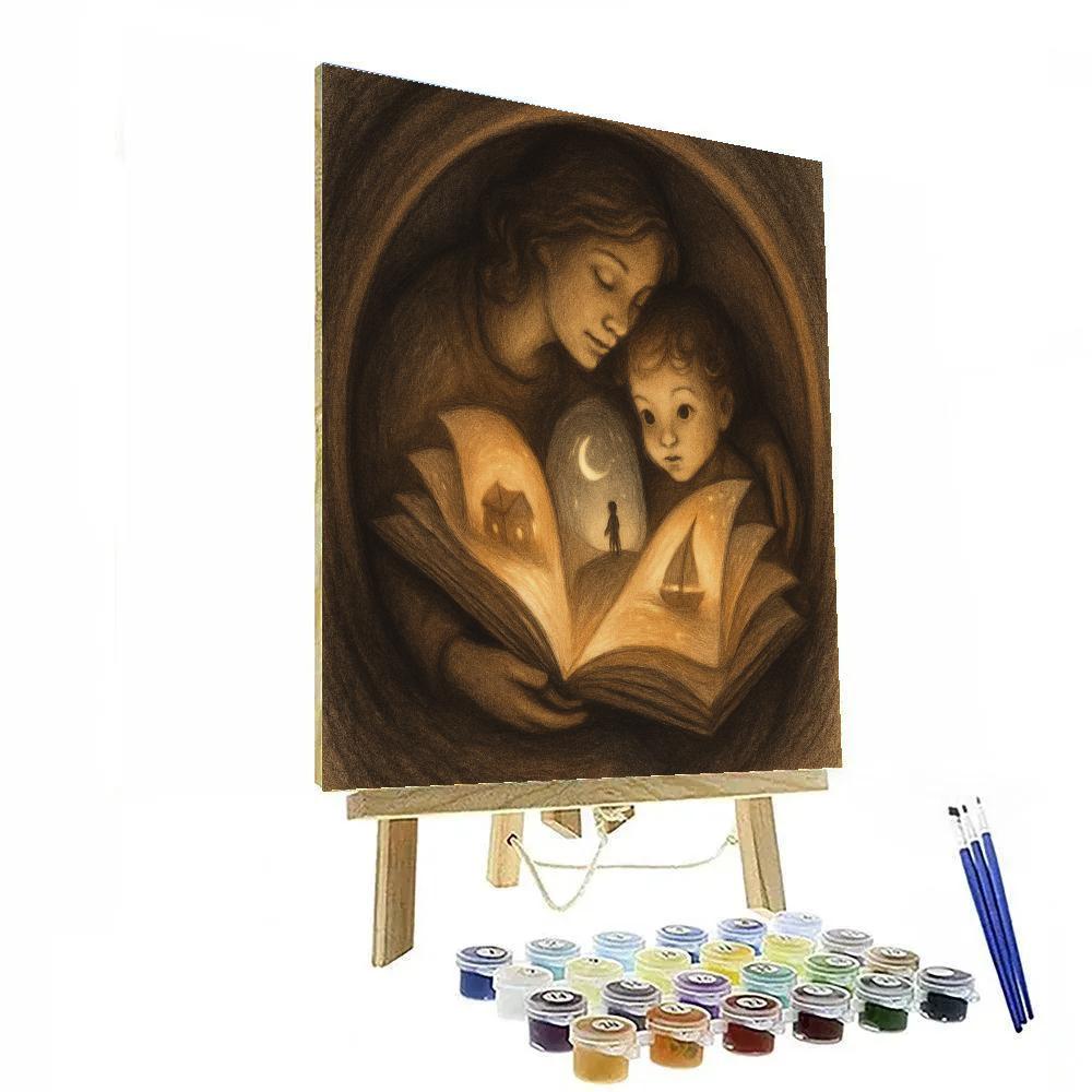 Library Reading Nook Portal Paint by numbers kits
