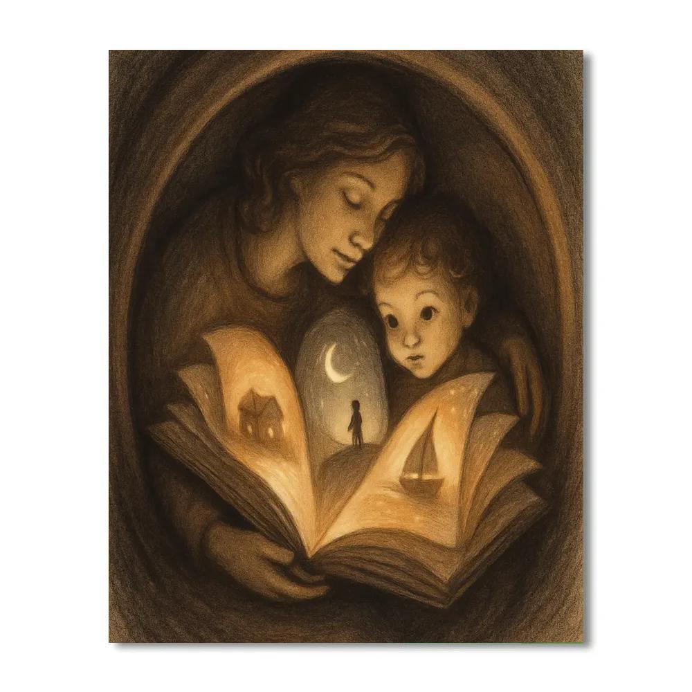 Library Reading Nook Portal Paint by numbers kits
