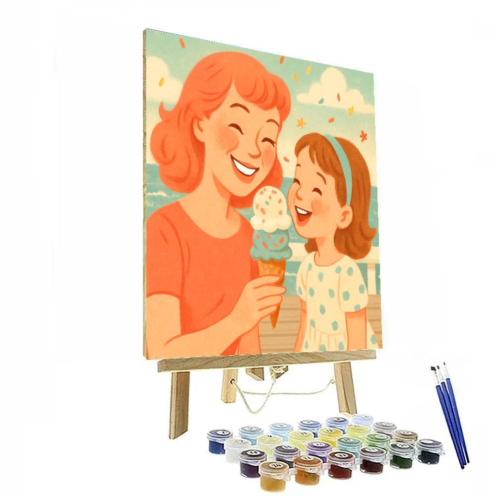 Boardwalk Ice Cream Orbit Paint by numbers kits