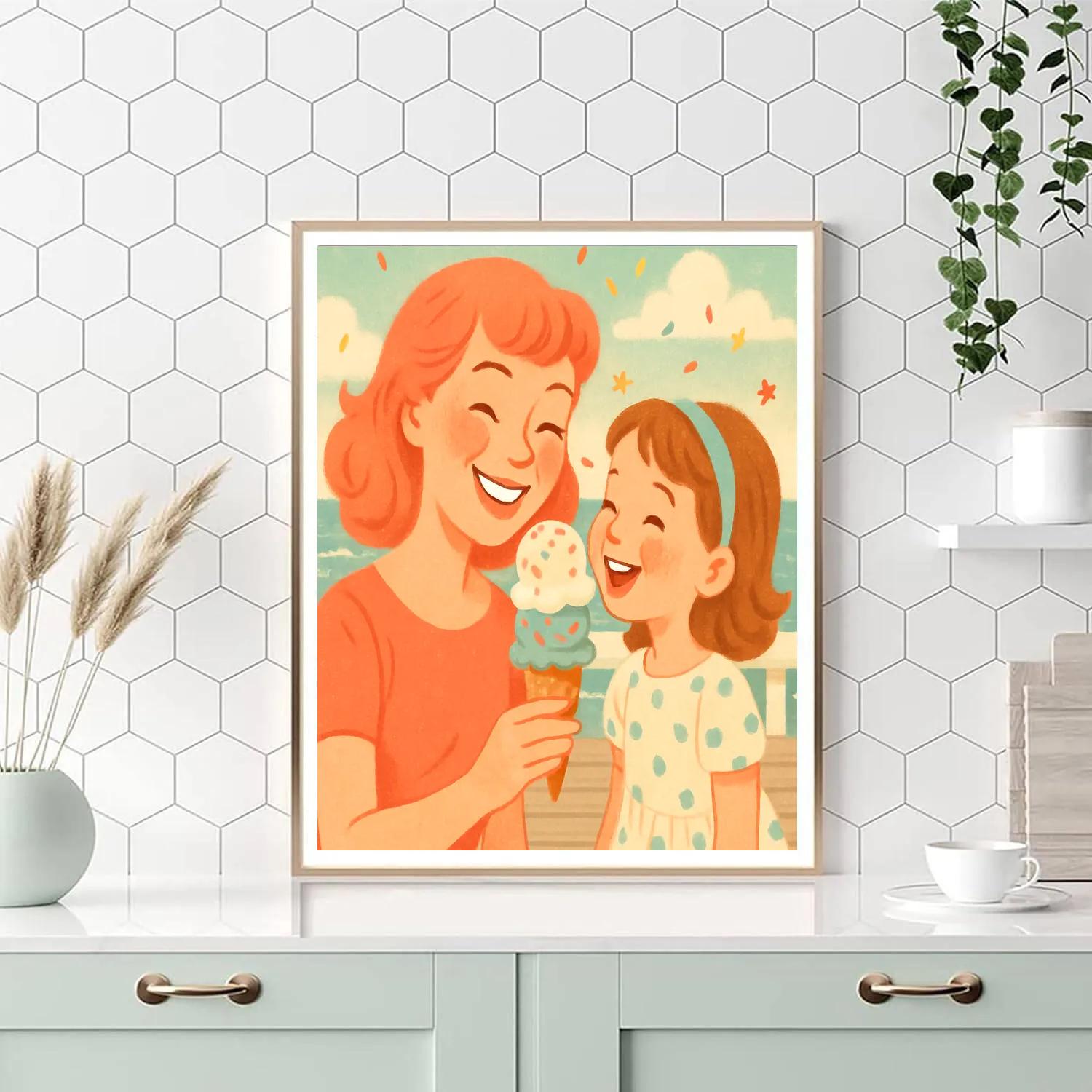 Boardwalk Ice Cream Orbit Paint by numbers kits