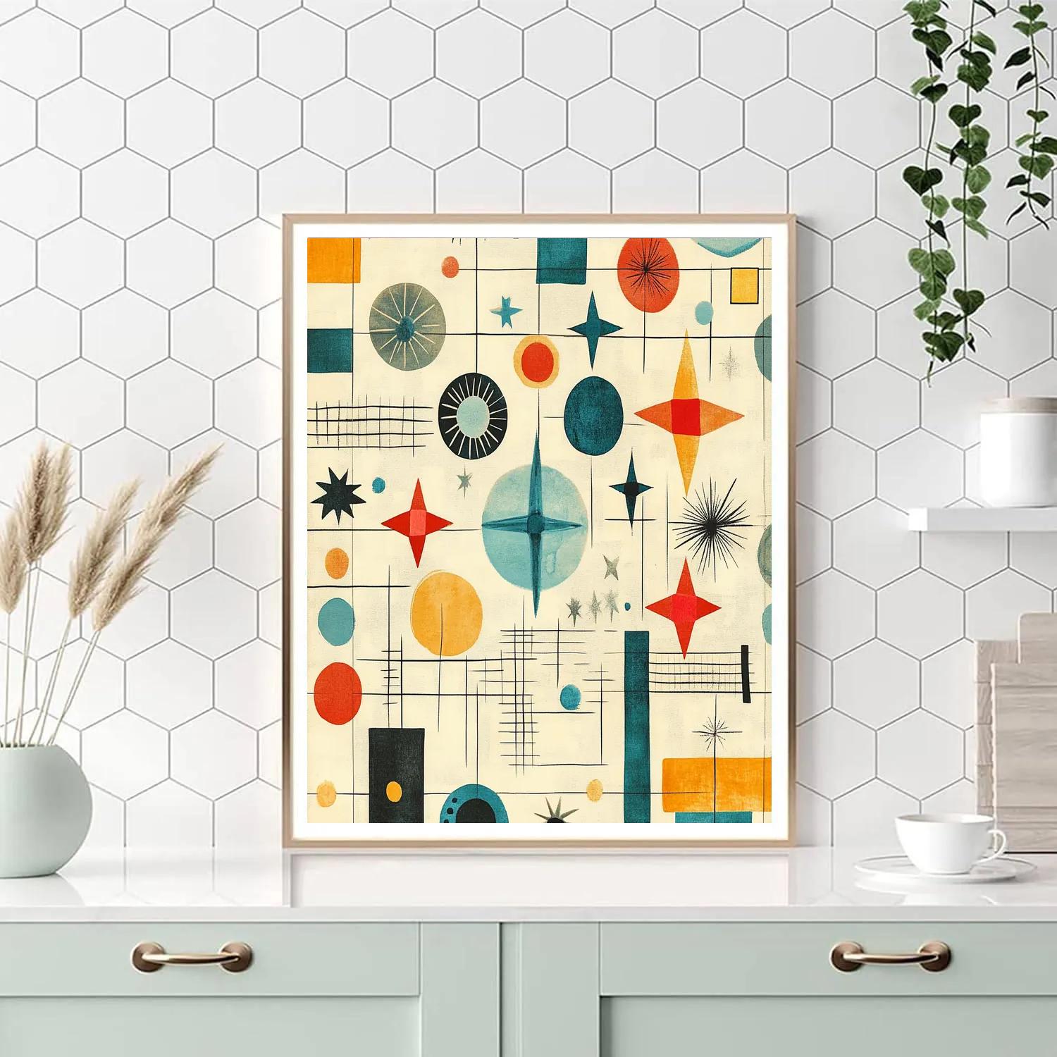 Paul Klee Inspired Star Map Patterns Paint by numbers kits