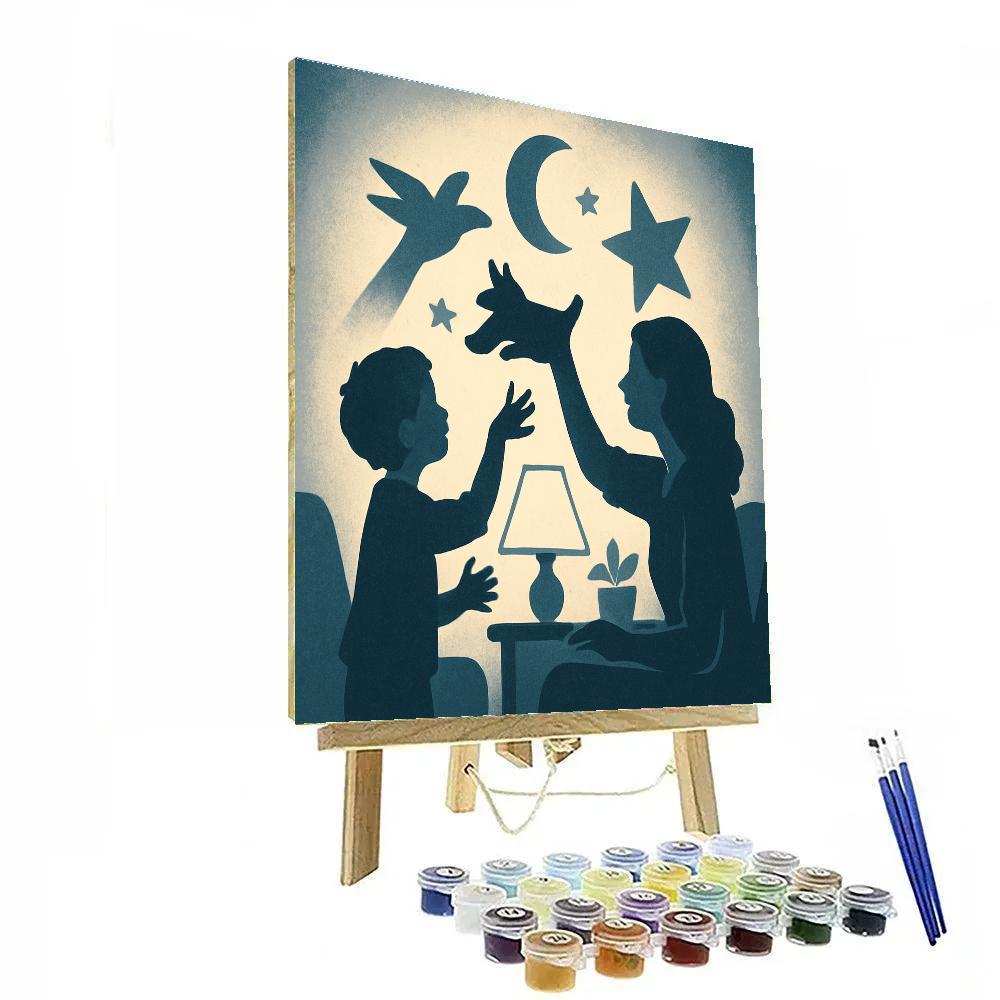 Shadow Puppet Star Show Paint by numbers kits
