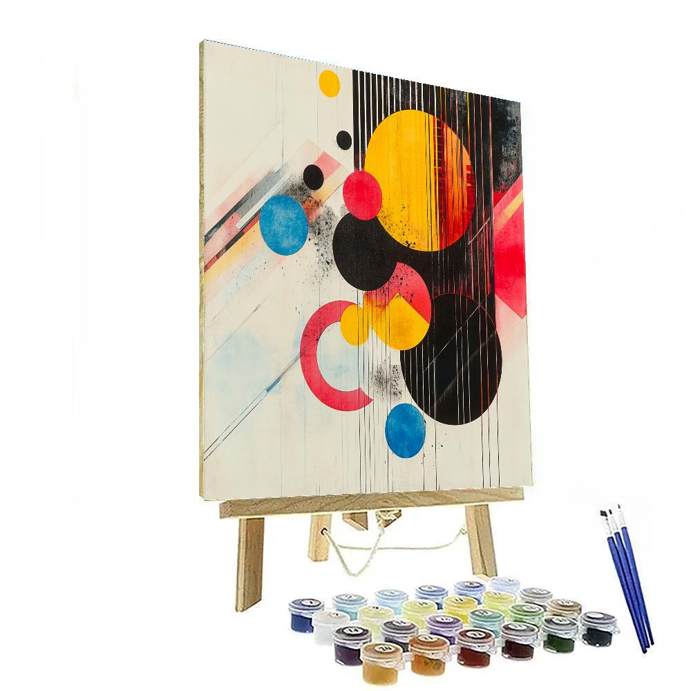 Wassily Kandinsky Inspired Urban Soundscape paint by numbers