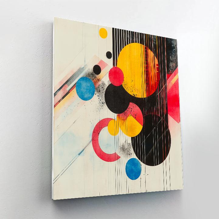 Wassily Kandinsky Inspired Urban Soundscape paint by numbers