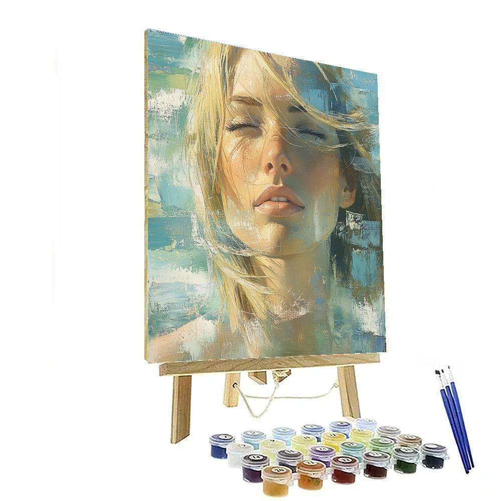 Willem De Kooning Inspired Woman By The Sea painting number kit