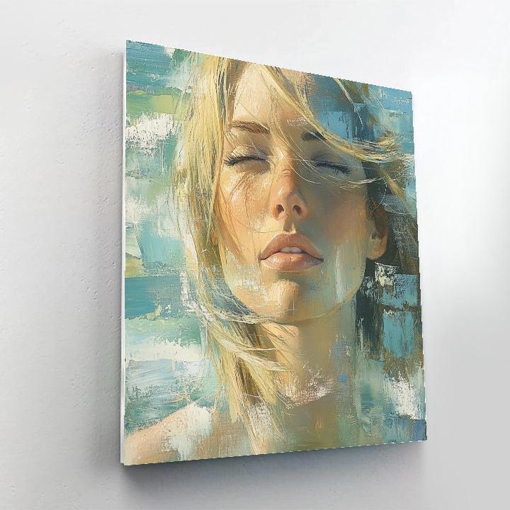 Willem De Kooning Inspired Woman By The Sea painting number kit
