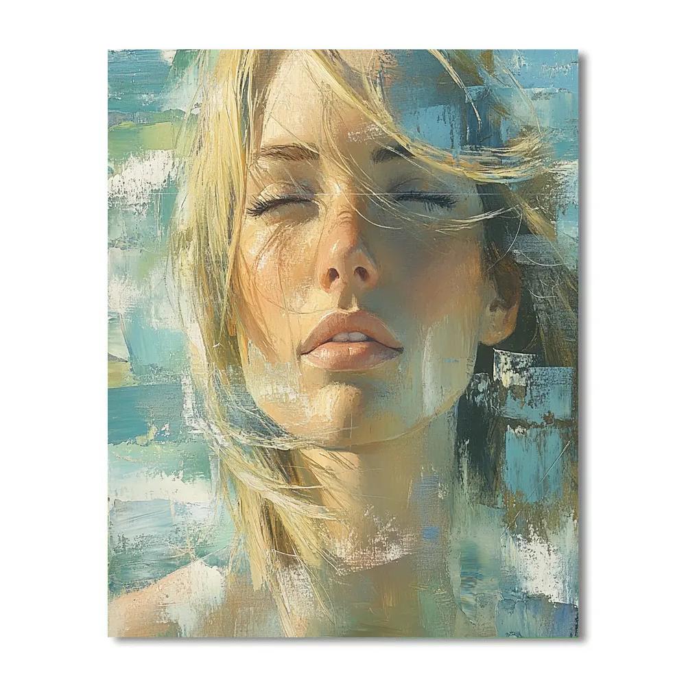 Willem De Kooning Inspired Woman By The Sea painting number kit