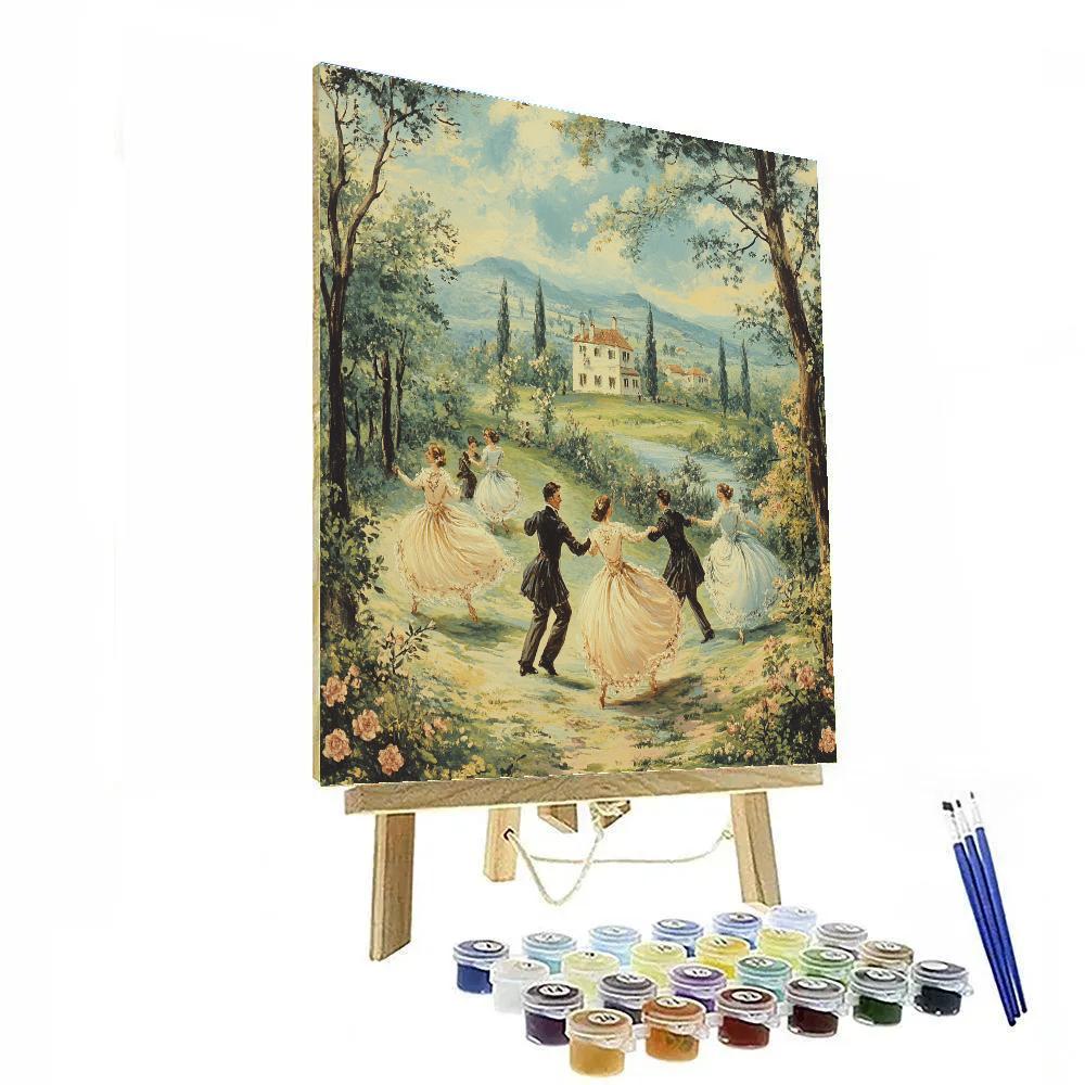 Thomas Gainsborough Inspired Country Dance painting number kit