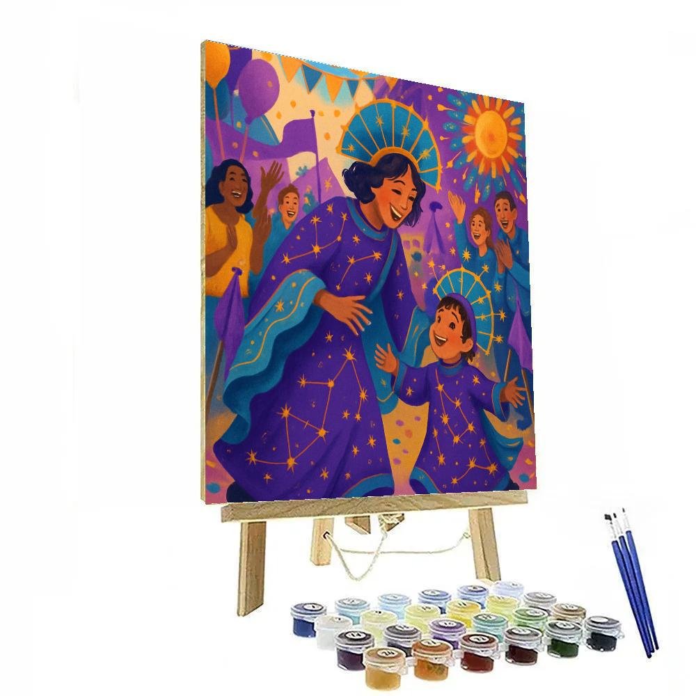 Costume Constellation Parade DIY paint by numbers