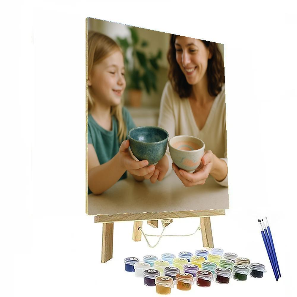 Nebula Pottery Exchange Painting by numbers kit
