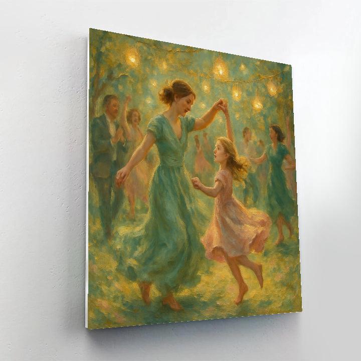 Garden Lantern Dance Number painting